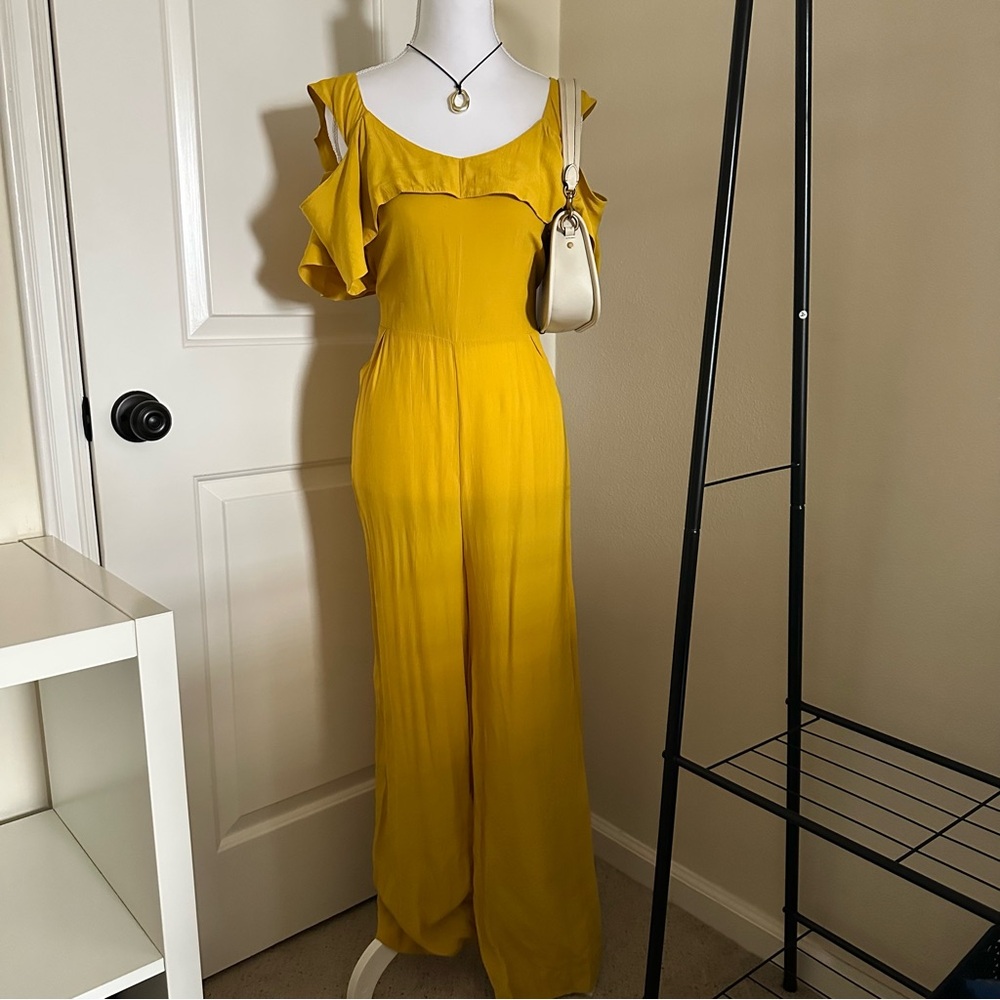 S/W/F Boutique Yellow Jumpsuit View 2